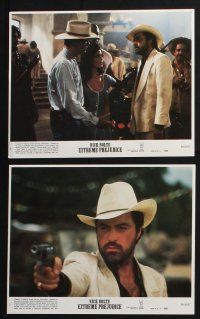 3f655 EXTREME PREJUDICE 8 8x10 mini LCs '86 cowboy Nick Nolte, Powers Boothe, Walter Hill directed!
