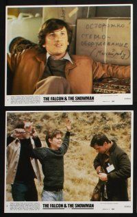 3f660 FALCON & THE SNOWMAN 8 8x10 mini LCs '85 Sean Penn, Timothy Hutton, John Schlesigner directed