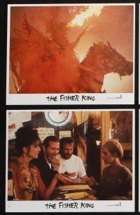 3f670 FISHER KING 8 8x10 mini LCs '91 Jeff Bridges & Robin Williams, directed by Terry Gilliam