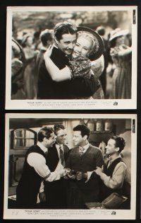 3f145 FOUR SONS 8 8x10 stills '40 Don Ameche & his Czecho-German brothers in World War II!