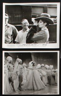 3f146 FUNNY GIRL 8 8x10 stills '69 Barbra Streisand & Omar Sharif, William Wyler, 1 candid!