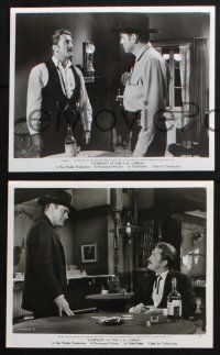 3f402 GUNFIGHT AT THE O.K. CORRAL 3 8x10 stills '57 Burt Lancaster, Kirk Douglas, John Sturges!