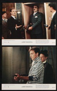 3f740 JOHNNY DANGEROUSLY 8 8x10 mini LCs '84 gangsters Michael Keaton & Joe Piscopo, Henner!