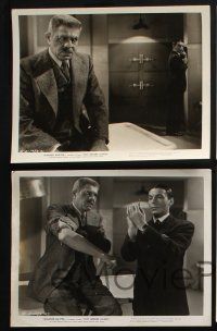 3f368 JUST BEFORE DAWN 4 8x10 stills '46 cool images of Warner Baxter as The Crime Doctor!