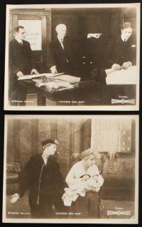 3f086 FATHER & SON 10 8x10 LCs '15 images from the Alexander F. Frank Montgomery silent melodrama!