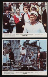 3f826 POPEYE 8 8x10 mini LCs '80 Robert Altman, Robin Williams & Shelley Duvall, E.C. Segar!