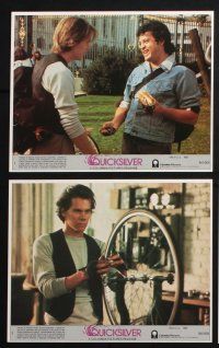 3f838 QUICKSILVER 8 8x10 mini LCs '86 bike messenger Kevin Bacon, Laurence Fishburne, cycling!