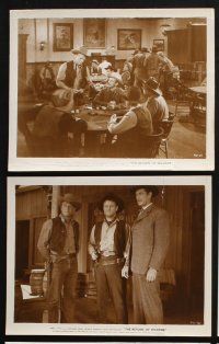 3f219 RETURN OF WILDFIRE 7 8x10 stills '48 western cowboy Richard Arlen, Patricia Morison, poker!