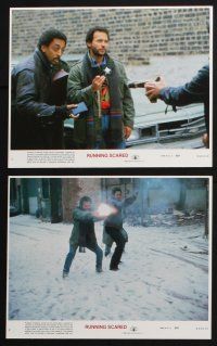 3f856 RUNNING SCARED 8 8x10 mini LCs '86 Gregory Hines & Billy Crystal are Chicago's finest!