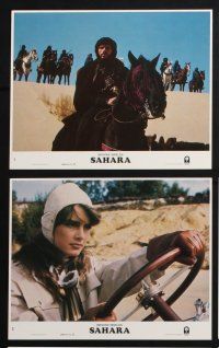 3f858 SAHARA 8 int'l 8x10 mini LCs '84 images of sexy Brooke Shields in the African desert!