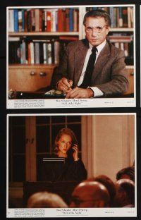3f888 STILL OF THE NIGHT 8 8x10 mini LCs '82 Roy Scheider, Meryl Streep, if looks could kill!