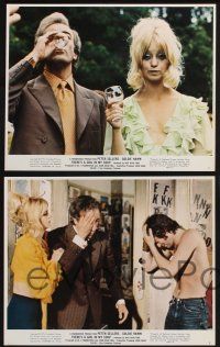 3f979 THERE'S A GIRL IN MY SOUP 5 color 8x10 stills '71 Peter Sellers, Goldie Hawn, wacky images!