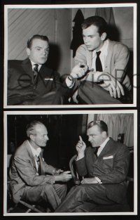 3f420 THESE WILDER YEARS 3 deluxe 8x10 stills '56 James Cagney , 2 candid w/Roy Rowland, Dean Jones
