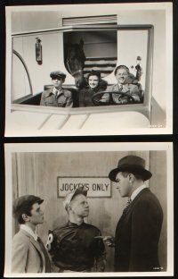 3f282 THOROUGHBREDS DON'T CRY 6 8x10 stills '37 Judy Garland, Mickey Rooney, horse racing images!
