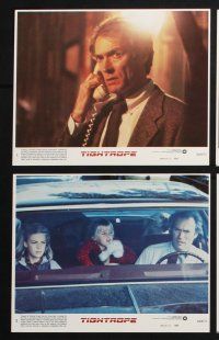3f913 TIGHTROPE 8 8x10 mini LCs '84 Clint Eastwood, Genevieve Bujold, Dan Hedaya
