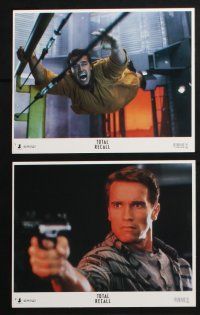 3f915 TOTAL RECALL 8 8x10 mini LCs '90 Michael Ironside, Arnold Schwarzenegger, Sharon Stone!