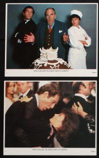 3f937 WHO IS KILLING THE GREAT CHEFS OF EUROPE 8 8x10 mini LCs '78 George Segal, Jacqueline Bisset