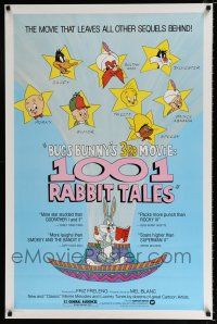 3h006 1001 RABBIT TALES 1sh '82 Bugs Bunny, Daffy Duck, Porky Pig, Chuck Jones cartoon!