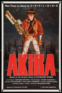 3h020 AKIRA 1sh '89 Katsuhiro Otomo classic sci-fi anime, Neo-Tokyo is about to EXPLODE!