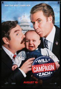 3h107 CAMPAIGN teaser DS 1sh '12 Will Ferrell, Zach Galifianakis, may the best loser win!