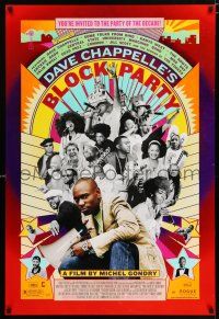 3h144 DAVE CHAPPELLE'S BLOCK PARTY 1sh '05 Kanye West, Mos Def, Talib Kweli!