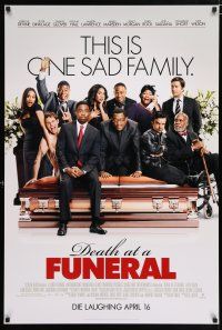 3h155 DEATH AT A FUNERAL advance DS 1sh '10 James Marsden, Peter Dinklage, one sad family!