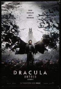 3h176 DRACULA UNTOLD teaser DS 1sh '14 every bloodline has a beginning, vampires!
