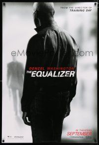 3h199 EQUALIZER September style teaser DS 1sh '14 Chloe Moretz, Denzel Washington in title role!