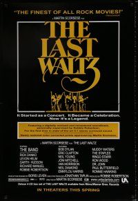 3h433 LAST WALTZ advance DS 1sh R02 Martin Scorsese, a rock concert that became a celebration!