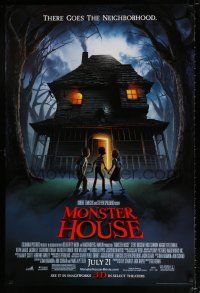 3h505 MONSTER HOUSE advance DS 1sh '06 there goes the neighborhood, see it in 3-D!