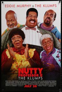 3h548 NUTTY PROFESSOR 2 advance DS 1sh '00 great image of Eddie Murphy as entire Klump family!