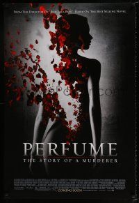 3h575 PERFUME: THE STORY OF A MURDERER advance DS 1sh '07 Rickman, Rachel Hurd-Wood, cool image!