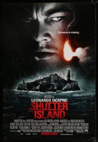 3h671 SHUTTER ISLAND advance DS 1sh '10 Martin Scorsese, Leonardo DiCaprio