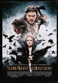 3h695 SNOW WHITE & THE HUNTSMAN DS 1sh '12 Chris Hemsworth, Charlize Theron, KStew!