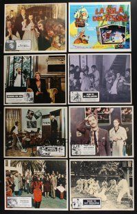 3j025 LOT OF 232 MEXICAN LOBBY CARDS IN SETS OF 8 WITH ENVELOPES '60s-80s 29 different movies!
