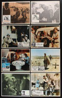 3j027 LOT OF 128 MEXICAN LOBBY CARDS IN SETS OF 8 '60s-70s great images from 16 different movies!