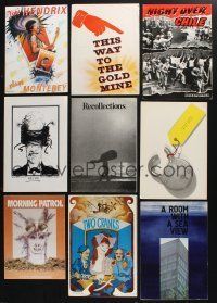 3j042 LOT OF 45 NON-US PRESSBOOKS AND PROMO BROCHURES '70s-80s advertising a variety of movies!
