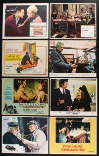 3j085 LOT OF 56 LOBBY CARDS '50s-80s great scenes from a variety of different movies!