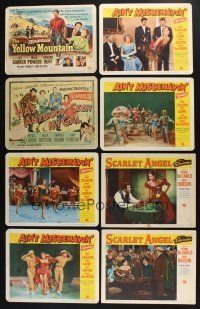 3j100 LOT OF 22 LOBBY CARDS '50s-80s great images from a variety of different movies!