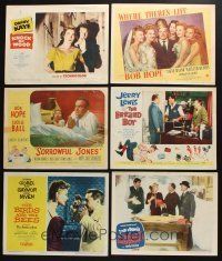 3j107 LOT OF 12 COMEDY LOBBY CARDS '40s-70s great scenes from a variety of different movies!