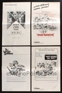 3j118 LOT OF 48 UNCUT COLUMBIA PICTURES PRESSBOOKS '60s-70s a variety of advertising images!