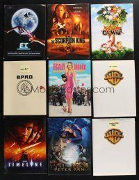 3j150 LOT OF 11 PRESSKITS WITH CD-ROMS '90s-00s great advertising from a variety of movies!