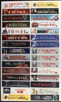 3j153 LOT OF 36 2.5x11.75 HEADERS '00s cool title images from a variety of different movies!