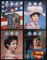 3j166 LOT OF 32 AMC MAGAZINES '90s filled with images & information about movies & stars!