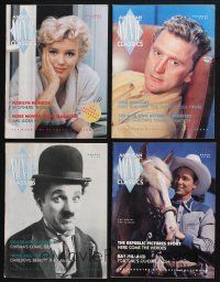 3j169 LOT OF 21 AMC MAGAZINES '90s filled with images & information about movies & stars!
