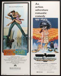 3j234 LOT OF 25 UNFOLDED INSERTS '70s-80s great images from a variety of different movies!