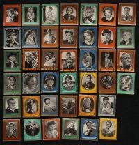 3j259 LOT OF 40 GERMAN CIGARETTE CARDS '30s portraits of then-current movie stars in Germany!