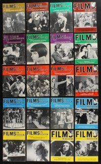 3j355 LOT OF 27 FILMS IN REVIEW 1985-87 MAGAZINES '80s images & info from a variety of movies!
