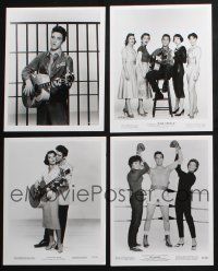 3j338 LOT OF 4 ELVIS PRESLEY REPRO 8x10 STILLS '80s great images of the King of Rock 'n' Roll!
