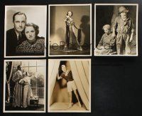 3j318 LOT OF 5 STAGE PLAY DELUXE 8x10 STILLS '30s Beatrice Lillie, Helen Hayes, Fredric March